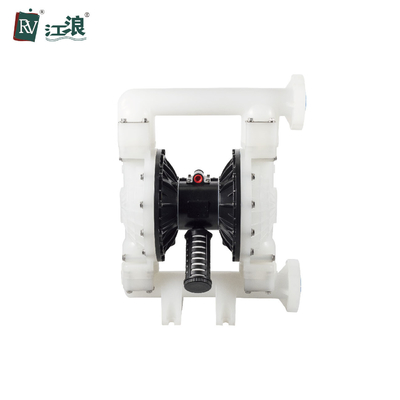 রাসায়নিক দ্রাবক শিল্পের জন্য PTFE প্লাস্টিক বায়ু চালিত ডায়াফ্রাম পাম্প 2 ইঞ্চি