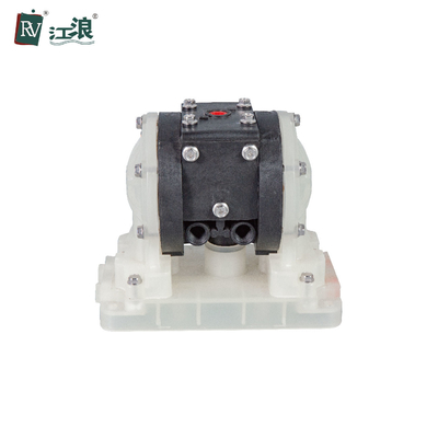 RV 06 বায়ু চালিত ডায়াফ্রাম পাম্প 7 বার পিপি উপাদান 17lpm প্রবাহ হার