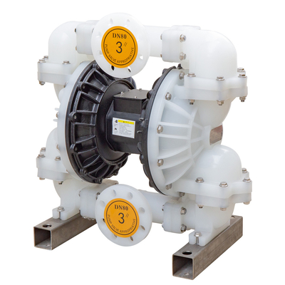 AC220V/DC24V বায়ুসংক্রান্ত ডায়াফ্রাম পাম্প তরল ঘনত্ব ≤1200kg/M3 অ্যালুমিনিয়াম
