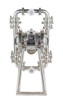 Stainless Steel AODD Pump with 120psi Max Pressure 150gpm Max Flow and 1 Year Warranty