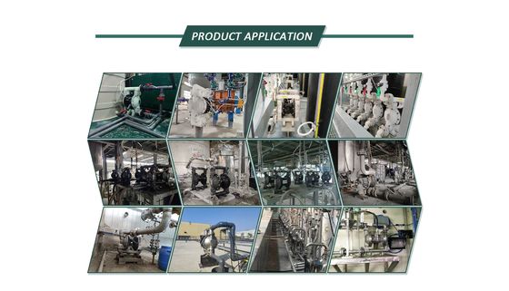 অ্যালুমিনিয়াম বায়ু চালিত ডায়াফ্রাম পাম্প হাইট্রেল ডায়াফ্রাম 1 বছরের ওয়ারেন্টি এবং 4.5 কেজি ওজন