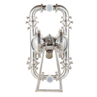 দক্ষ তরল স্থানান্তরের জন্য ৩৫0 লিটার/মিনিট প্রবাহের হার সহ ফুড গ্রেড স্টেইনলেস স্টিল SS304 স্যানিটারি ডাবল ডায়াফ্রাম পাম্প