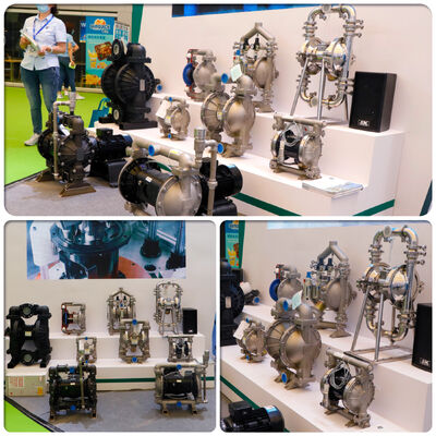 1/4 ইঞ্চি পিপি উপাদান এয়ার অপারেটেড ডাবল ডায়াফ্রাম পাম্প 17L/M ফ্লো রেট সহ