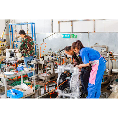 ১২০পিএসআই সর্বোচ্চ চাপ সহ বর্জ্য জল শোধনের জন্য ২" পিপি ফ্ল্যাঞ্জ এওডিডি পাম্প ভিটি ডায়াফ্রাম সহ