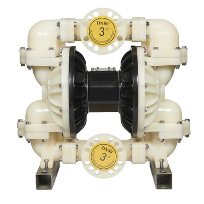 বর্জ্য জল শোধনাগার এবং সেচের জন্য বায়ুচালিত প্লাস্টিক ডায়াফ্রাম পাম্প 120psi