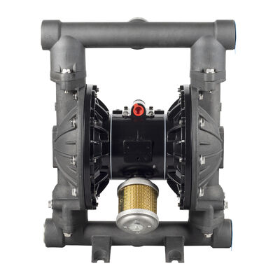 সান্তোপ্রিন ডায়াফ্রাম সহ অ্যালুমিনিয়াম এয়ার অপারেটেড ডায়াফ্রাম পাম্প 340L/M ফ্লো রেট এবং 120 psi সর্বোচ্চ চাপ