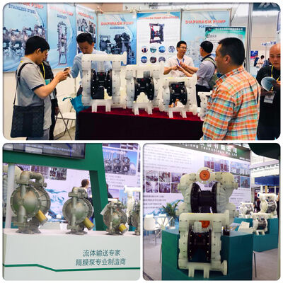 শিল্প প্রয়োগের জন্য 57L/M প্রবাহ হার সহ অ্যালুমিনিয়াম নিউম্যাটিক ডায়াফ্রাগম পাম্প