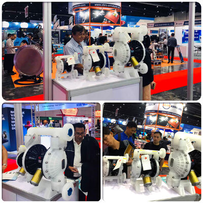 জল পরিশোধনের জন্য ৫৭ লিটার/মিনিট ফ্লো রেট সহ অ্যালুমিনিয়াম এয়ার অপারেটেড ডায়াফ্রাম পাম্প