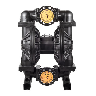 অ্যালুমিনিয়াম খাদ বায়ুসংক্রান্ত ডাবল ডায়াফ্রাগম পাম্প 3 ইঞ্চি বর্জ্য জল পরিশোধন এবং সেচ জন্য