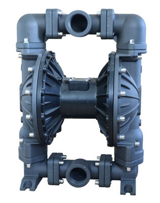 মেশিনিং এবং বর্জ্য জল শোধনের জন্য ২ ইঞ্চি অ্যালুমিনিয়াম নিউম্যাটিক ডাবল ডায়াফ্রাম পাম্প ১২০ পিএসআই বড় ফ্লো