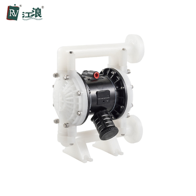 নাইট্রিল ইলাস্টোমার PTFE বল ভালভ 151lpm সহ ব্লিচের জন্য 1" এয়ার ডায়াফ্রাম পাম্প