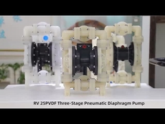 25 পিভিডিএফ বায়ু চালিত ডায়াফ্রাম পাম্প